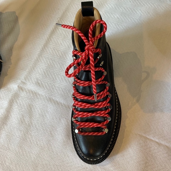 Rag and Bone Compass Leather Studded Boots, Size 37, Black - Picture 12 of 15